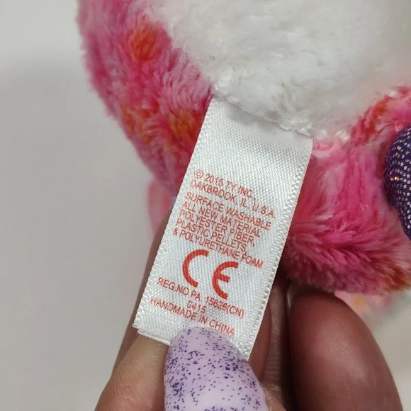Ty Beanie Boos Kacey Koala Bear Plush 2015 Stuffed Animal Toy Pink Glitter Eyes - Picture 5 of 5